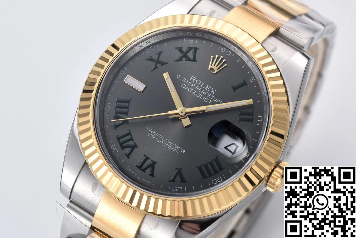 Rolex Datejust M126333-0019 Clean Factory Wimbledon Grey Dial