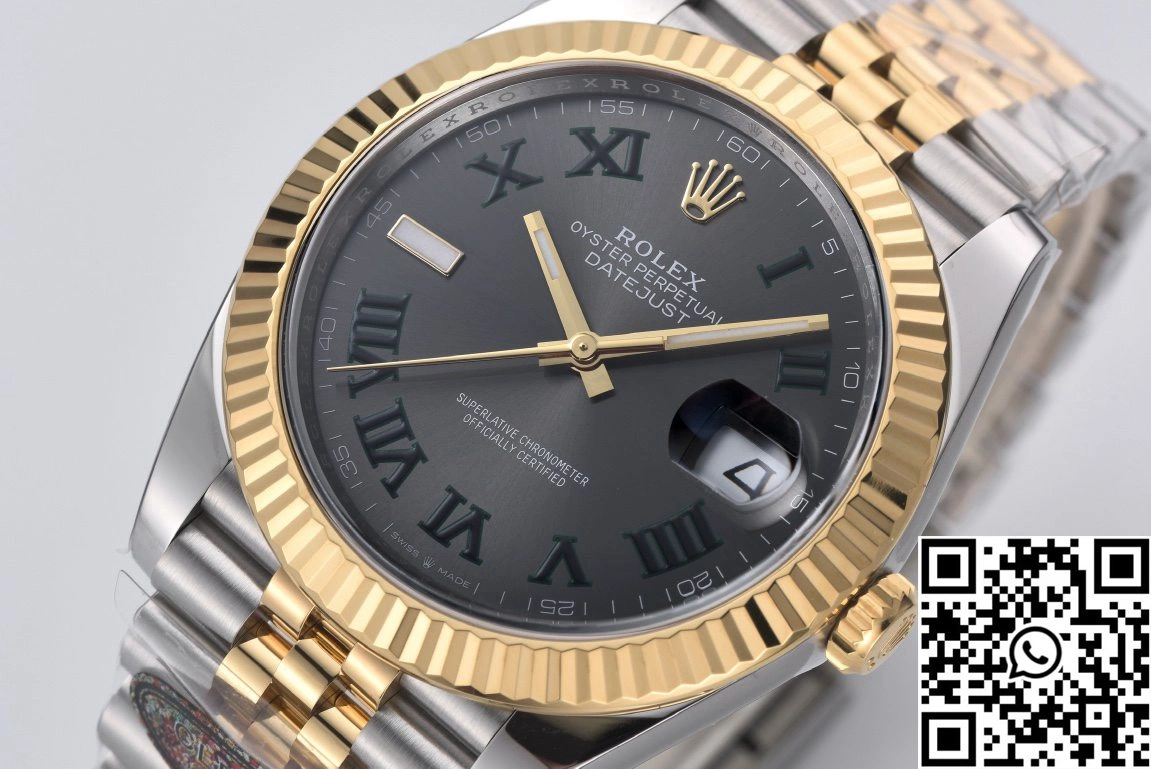 Rolex Datejust M126333-0020 Clean Factory Wimbledon Grey Dial