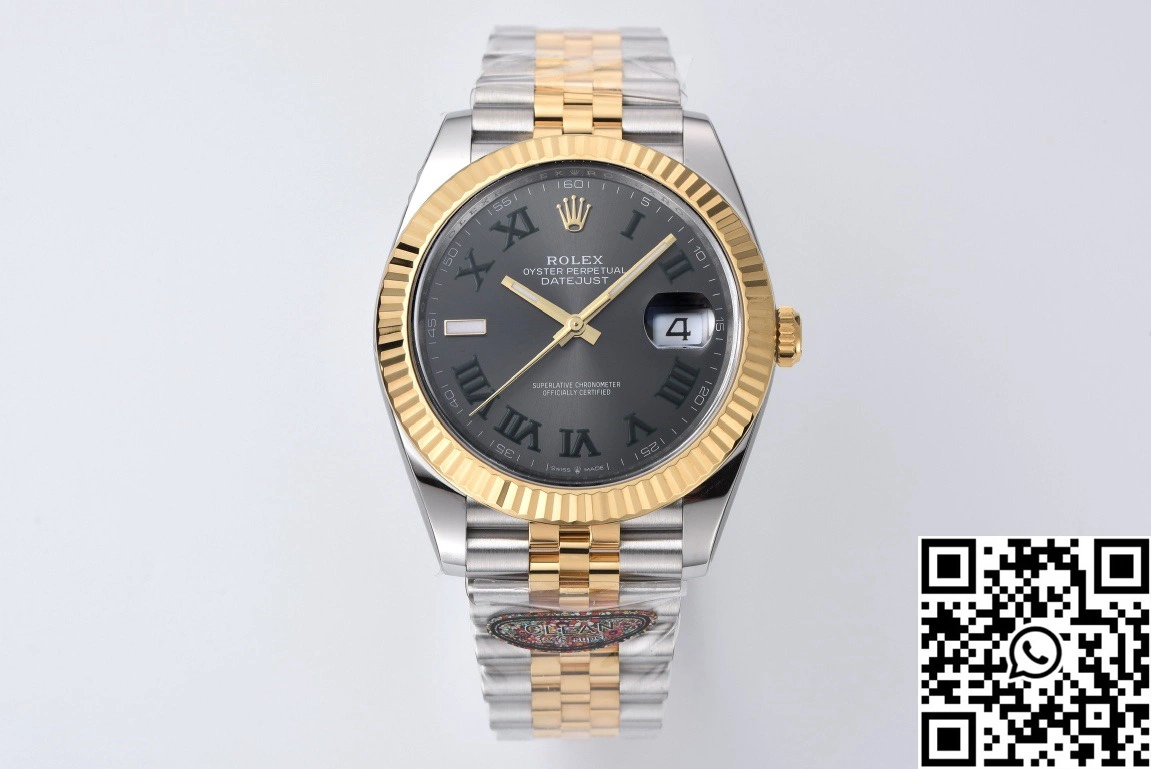 Rolex Datejust M126333-0020 Clean Factory Wimbledon Grey Dial