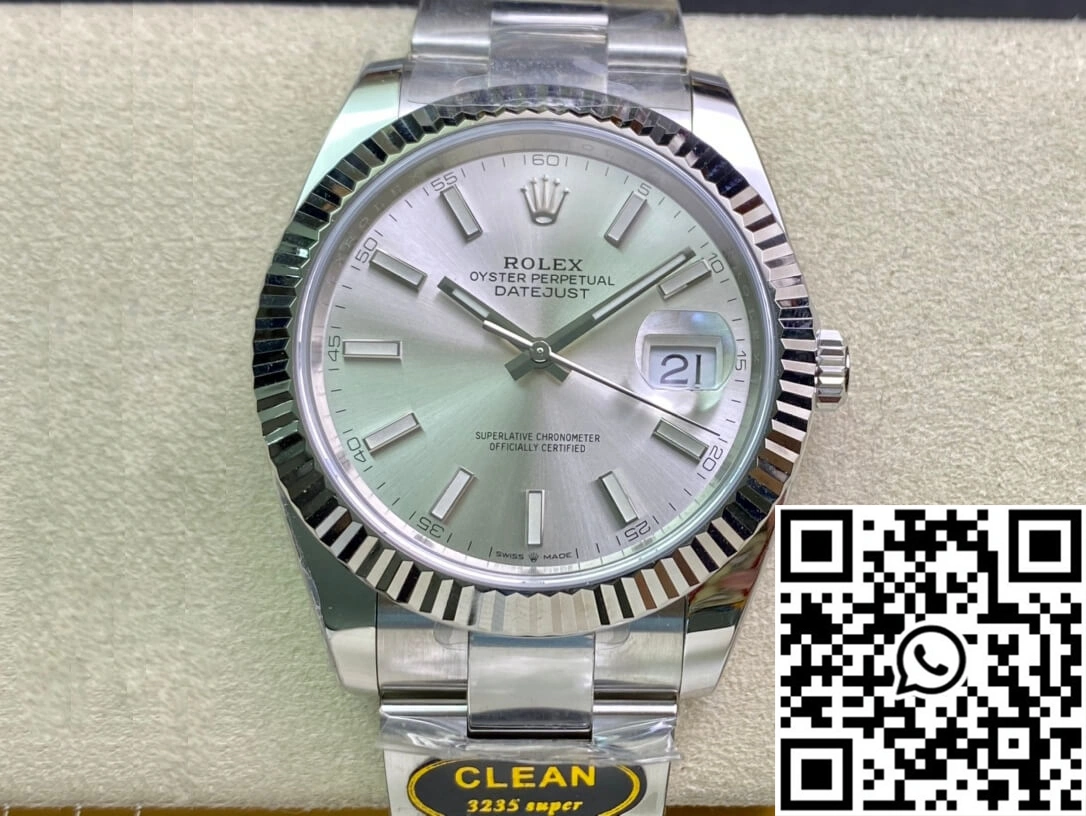 Rolex Datejust M126334-0003 Clean Factory Silver Dial