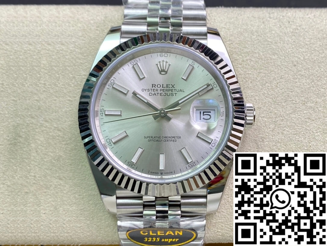 Rolex Datejust M126334-0004 Clean Factory Silver Dial