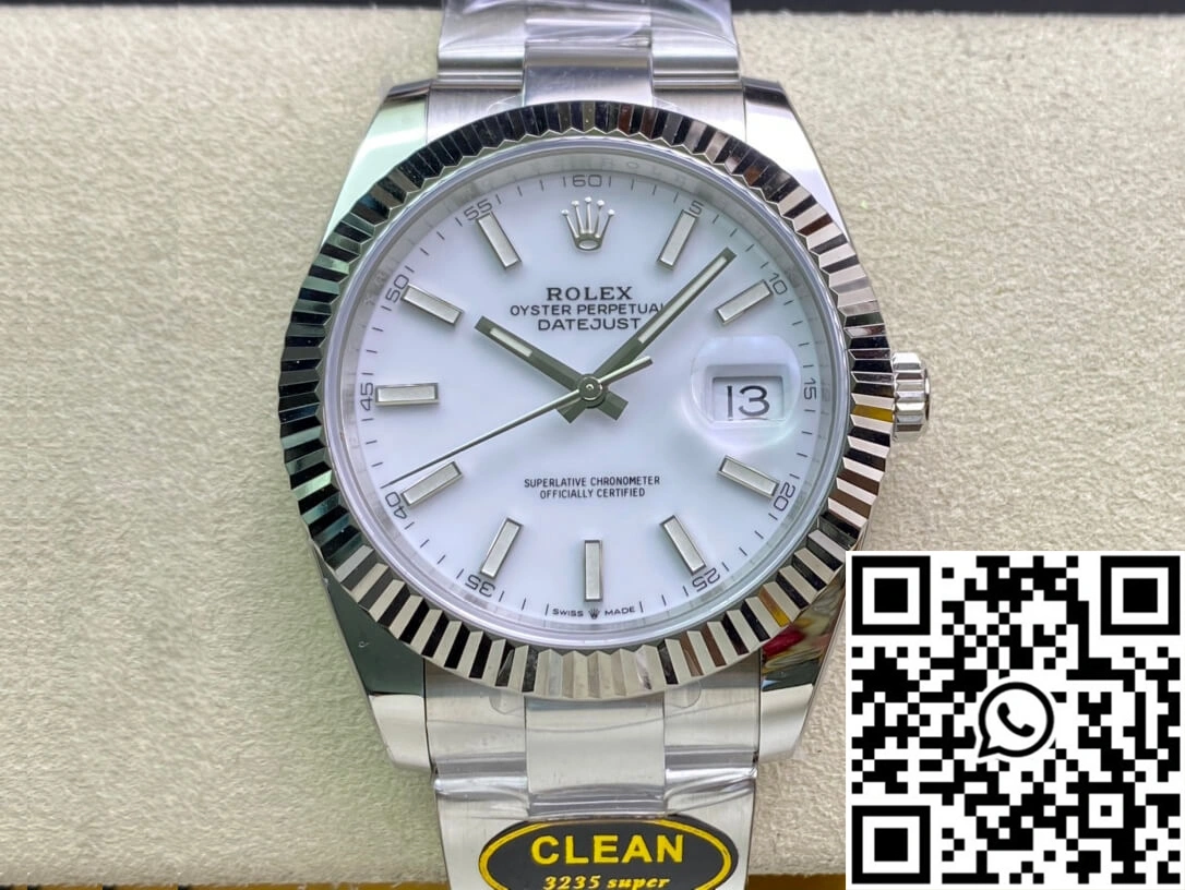 Rolex Datejust M126334-0009 Clean Factory White Dial