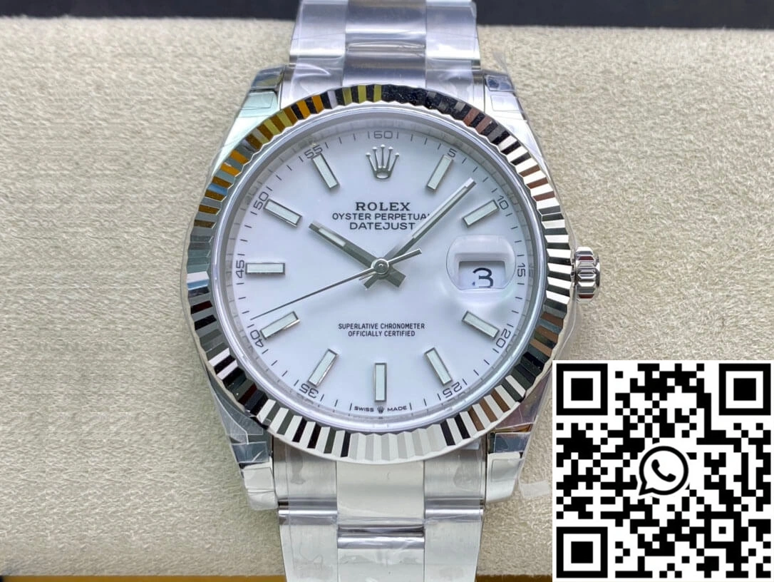 Rolex Datejust M126334-0009 VS Factory White Dial