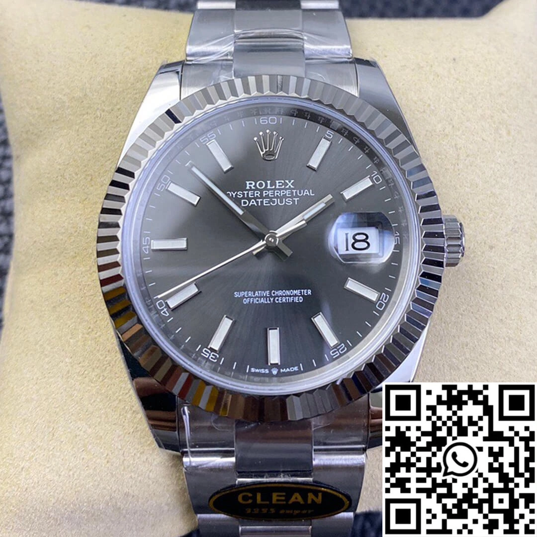 Rolex Datejust M126334-0013 Clean Factory Grey Dial