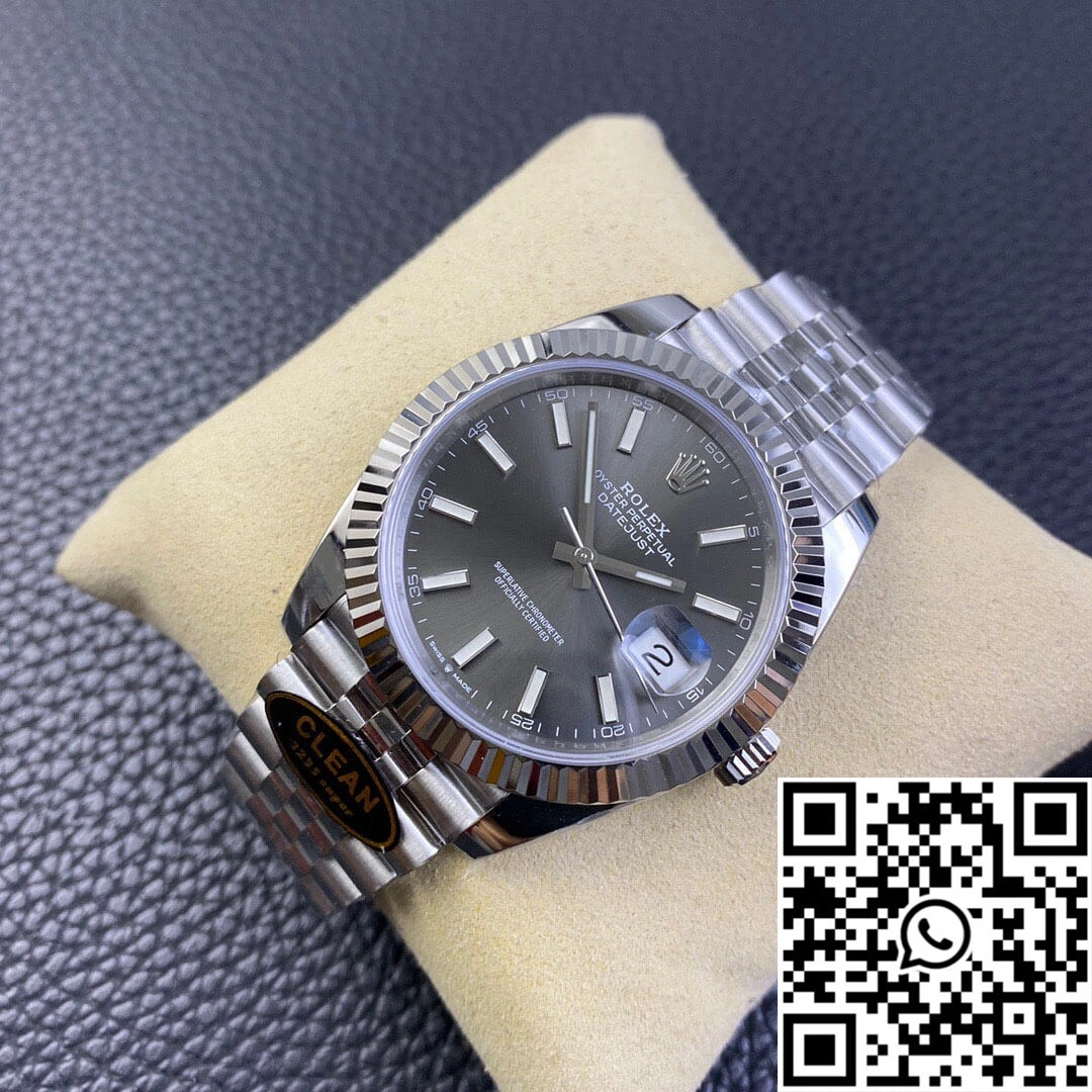 Rolex Datejust M126334-0014 Clean Factory Grey Dial 904L Stainless Steel