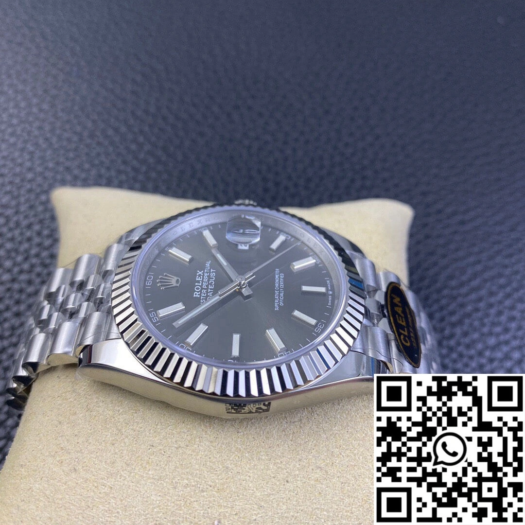 Rolex Datejust M126334-0014 Clean Factory Grey Dial 904L Stainless Steel