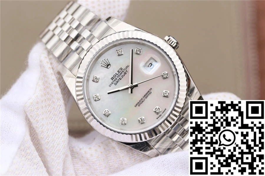 Rolex Datejust M126334-0020 EW Factory White Mother-Of-Pearl Dial