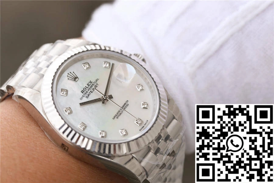 Rolex Datejust M126334-0020 EW Factory White Mother-Of-Pearl Dial