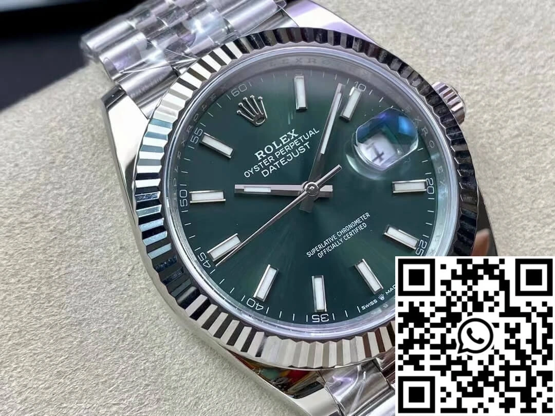 Rolex Datejust M126334-0027 Clean Factory Mint Green Dial