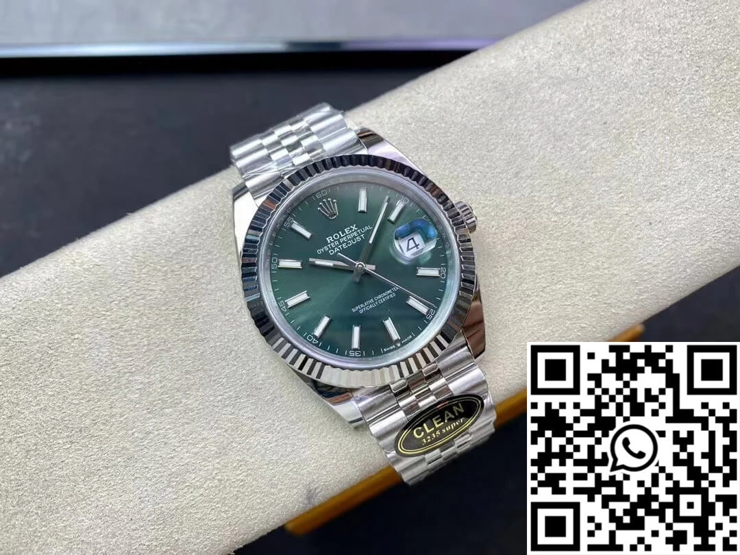 Rolex Datejust M126334-0027 Clean Factory Mint Green Dial
