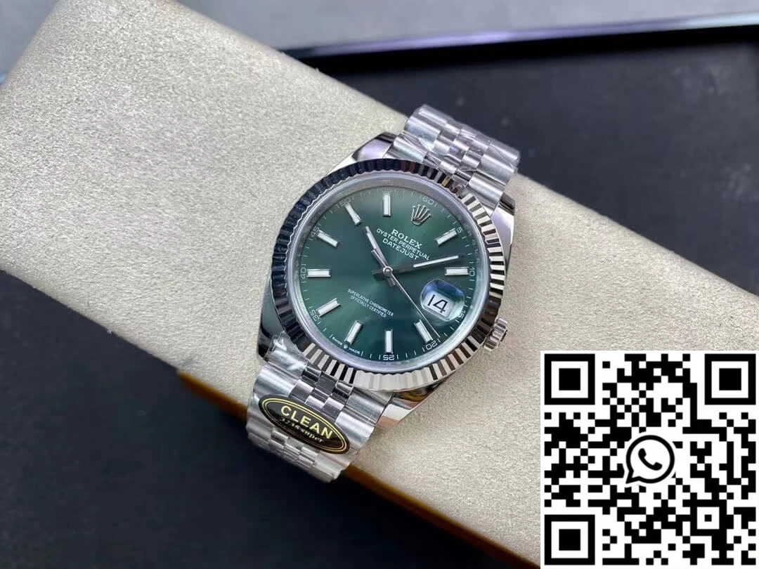 Rolex Datejust M126334-0027 Clean Factory Mint Green Dial