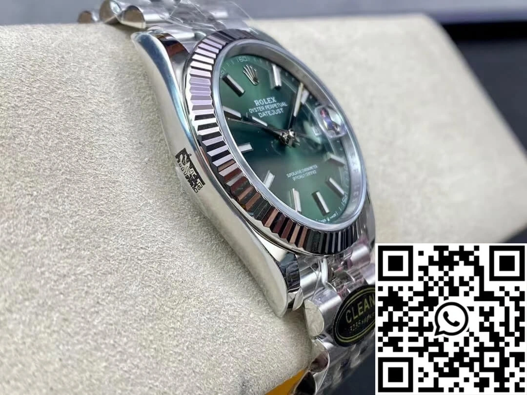 Rolex Datejust M126334-0027 Clean Factory Mint Green Dial
