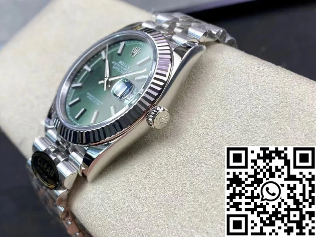 Rolex Datejust M126334-0027 Clean Factory Mint Green Dial