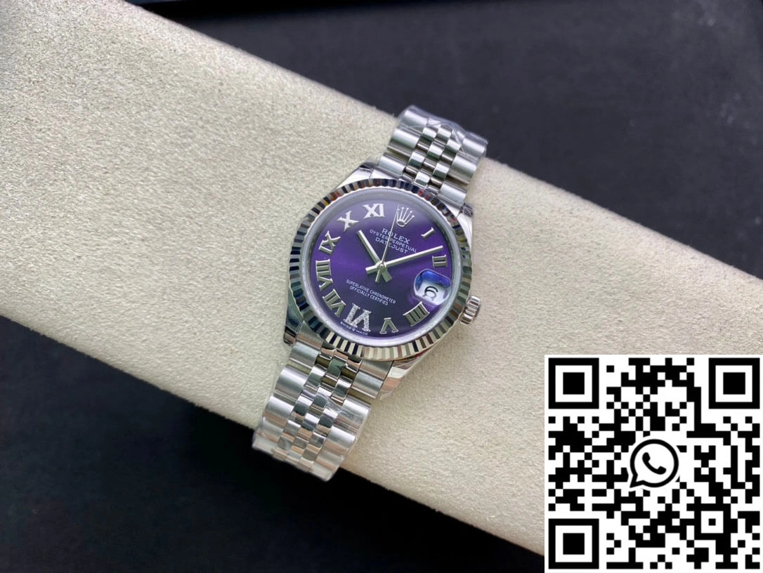 Rolex Datejust M178274-0088 31MM EW Factory Purple Dial