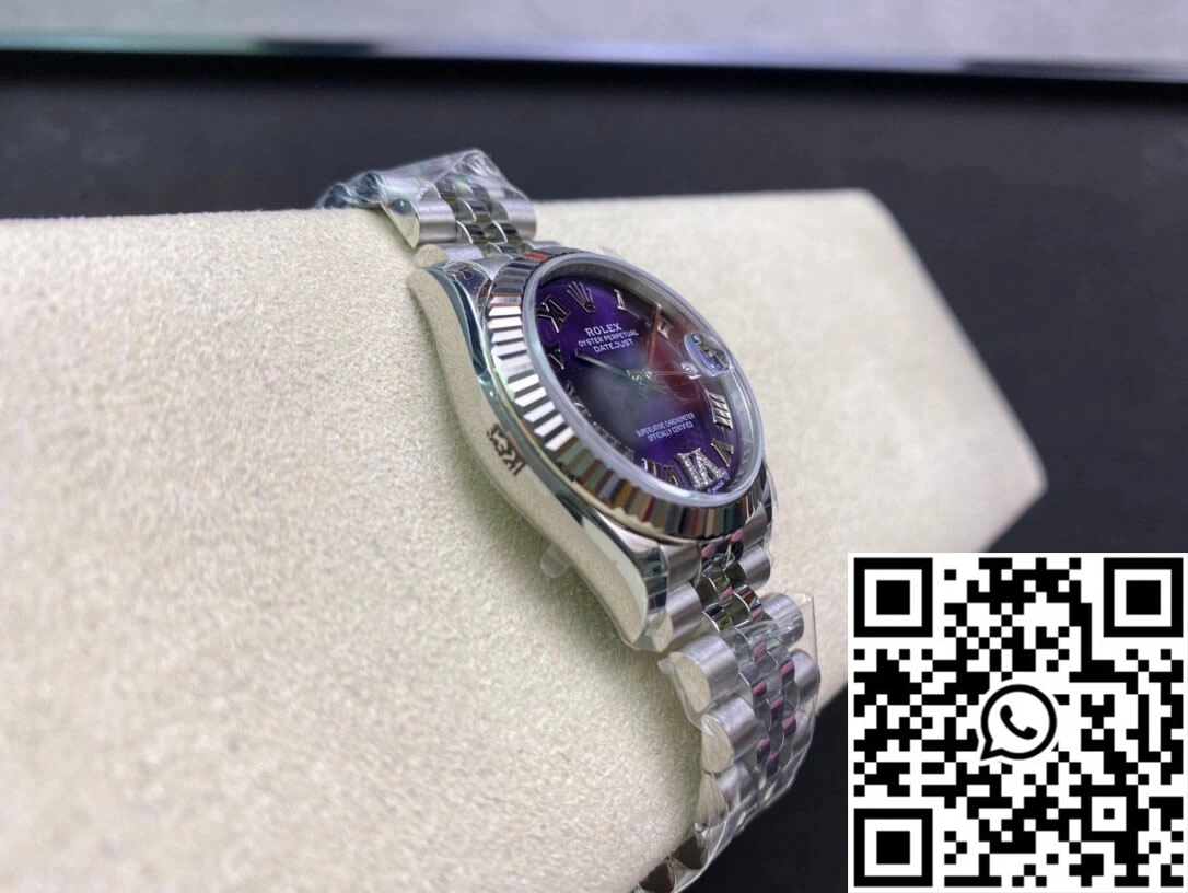Rolex Datejust M178274-0088 31MM EW Factory Purple Dial