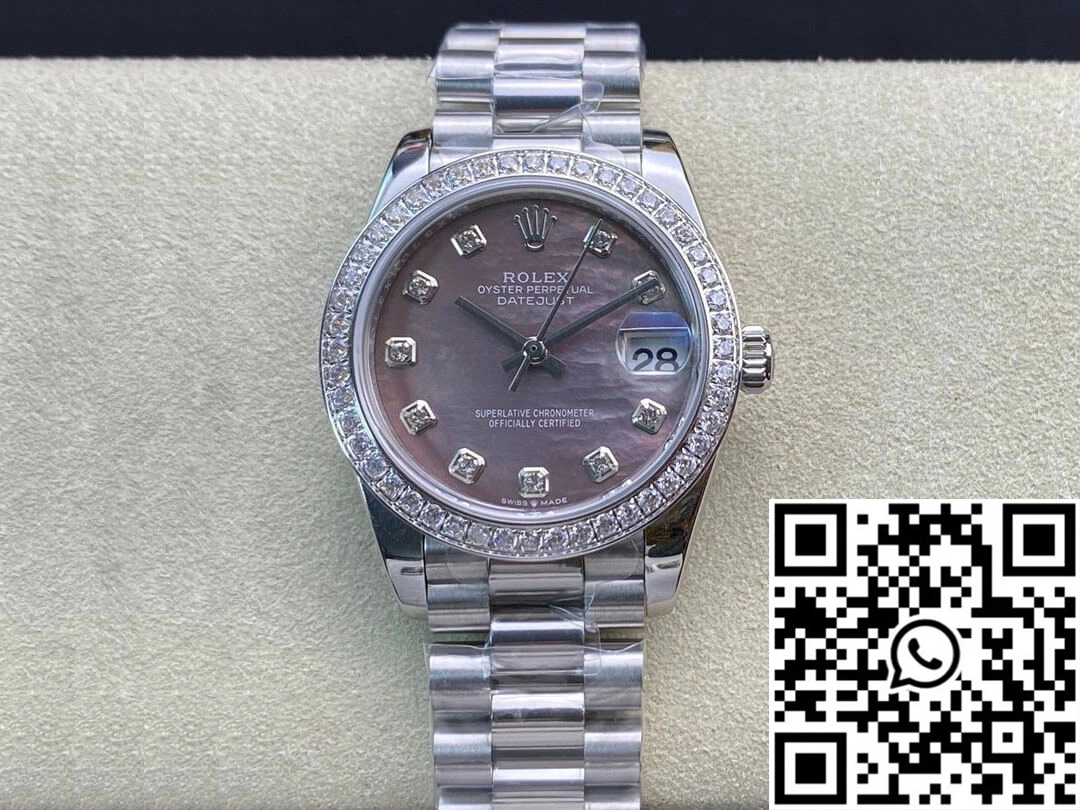 Rolex Datejust M178384-0019 31MM EW Factory Diamond-set Dial