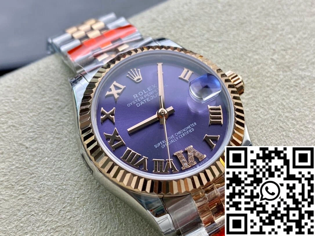 Rolex Datejust M278271-0020 TW Factory Diamond Eggplant Purple Dial