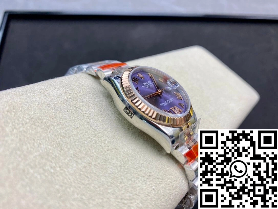 Rolex Datejust M278271-0020 TW Factory Diamond Eggplant Purple Dial