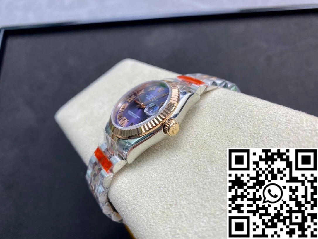 Rolex Datejust M278271-0020 TW Factory Diamond Eggplant Purple Dial