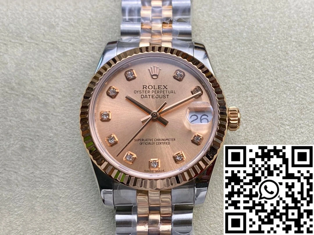 Rolex Datejust M278271-0024 31MM EW Factory Rose Gold