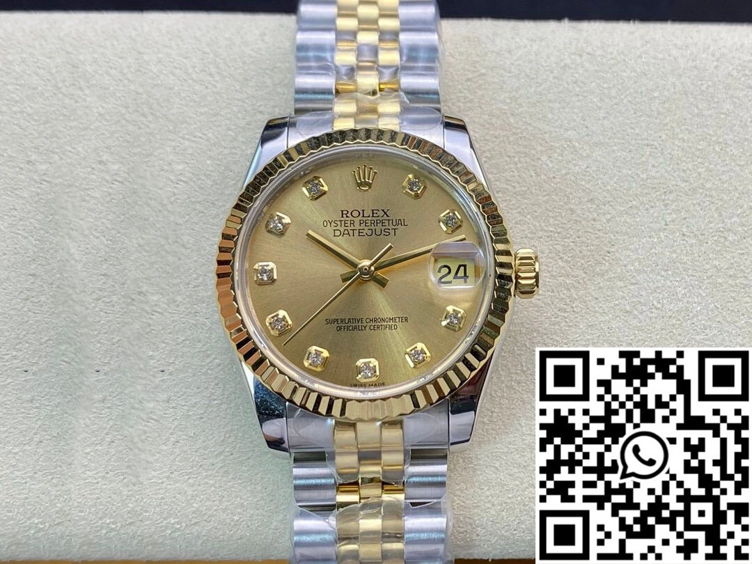 Rolex Datejust M278273-0026 31MM EW Factory Yellow Gold