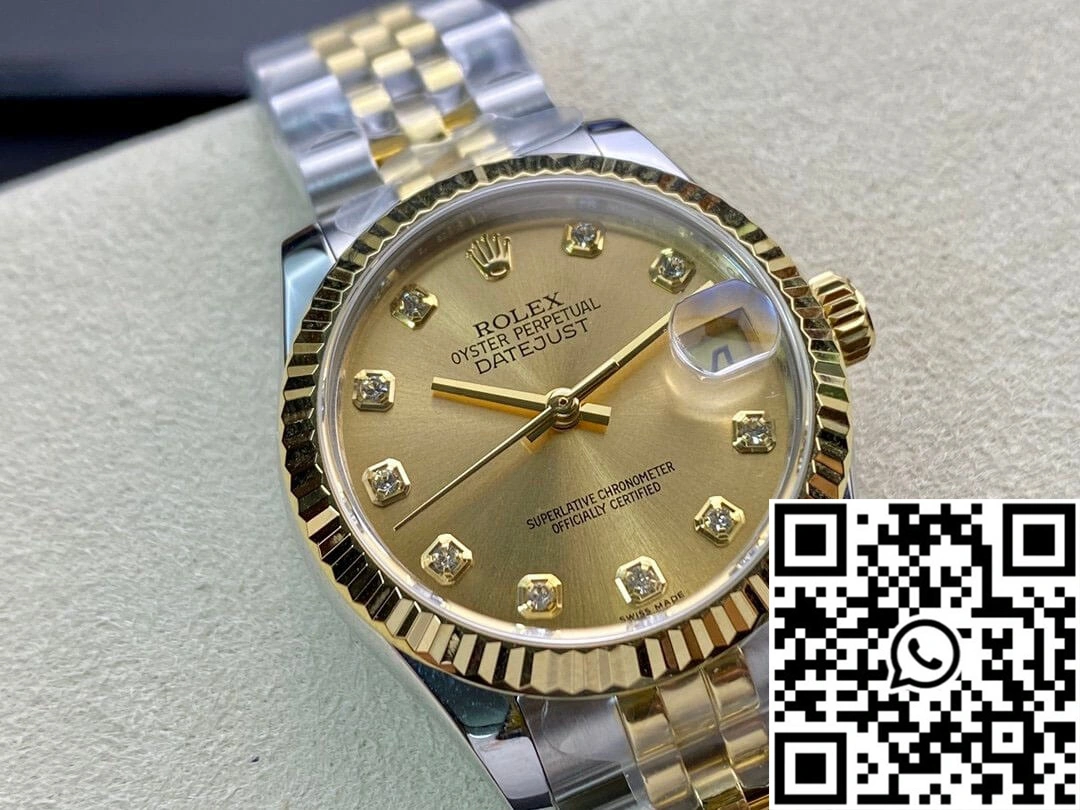 Rolex Datejust M278273-0026 31MM EW Factory Yellow Gold