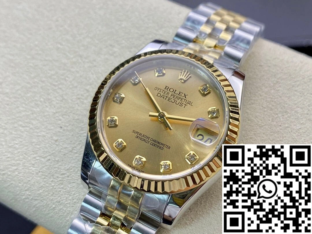 Rolex Datejust M278273-0026 31MM EW Factory Yellow Gold