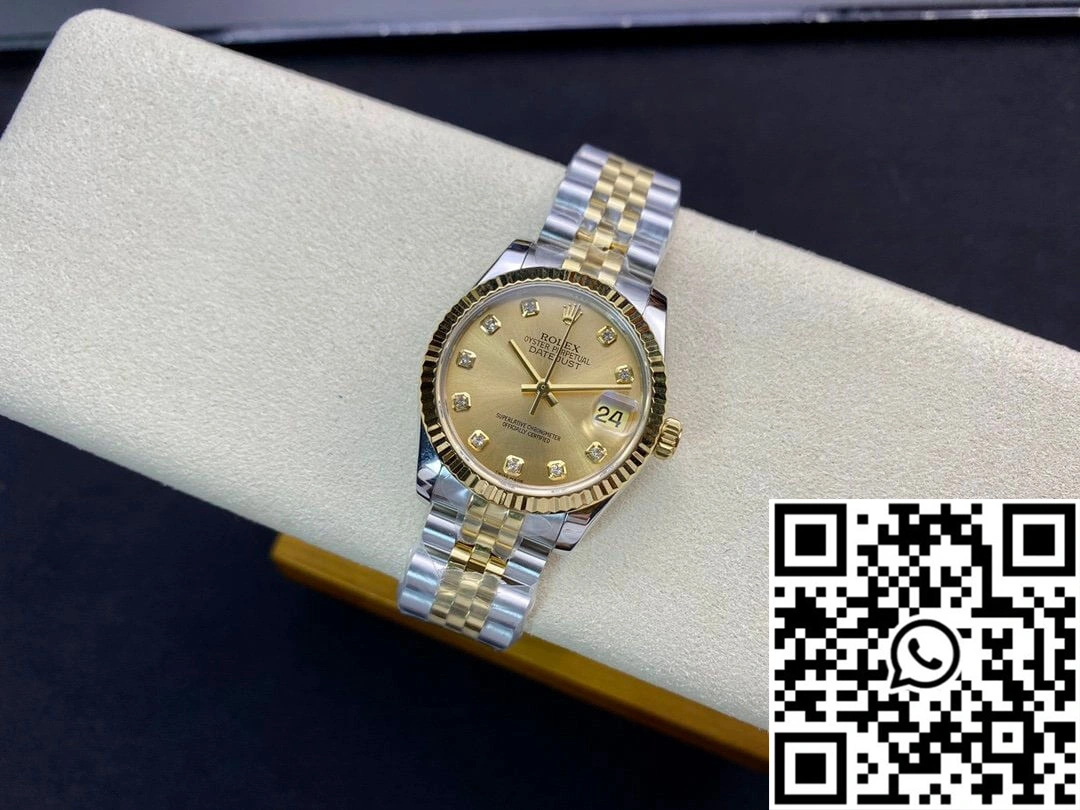 Rolex Datejust M278273-0026 31MM EW Factory Yellow Gold