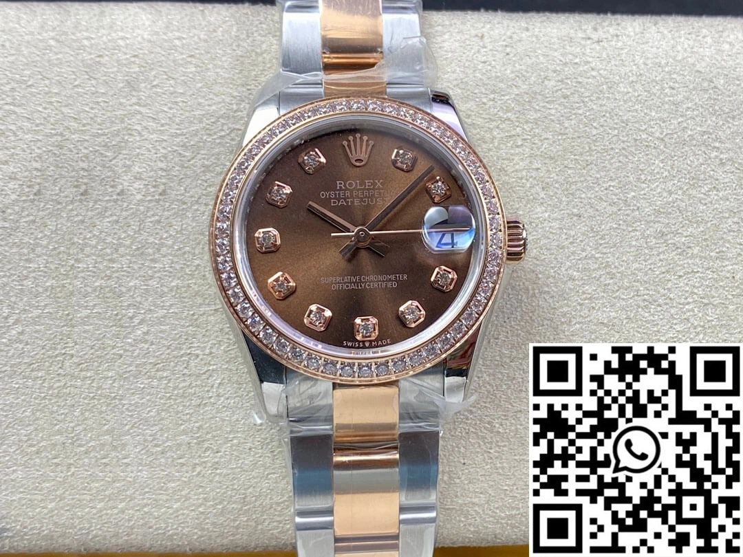 Rolex Datejust M278381RBR-0027 31MM EW Factory Diamond Bezel