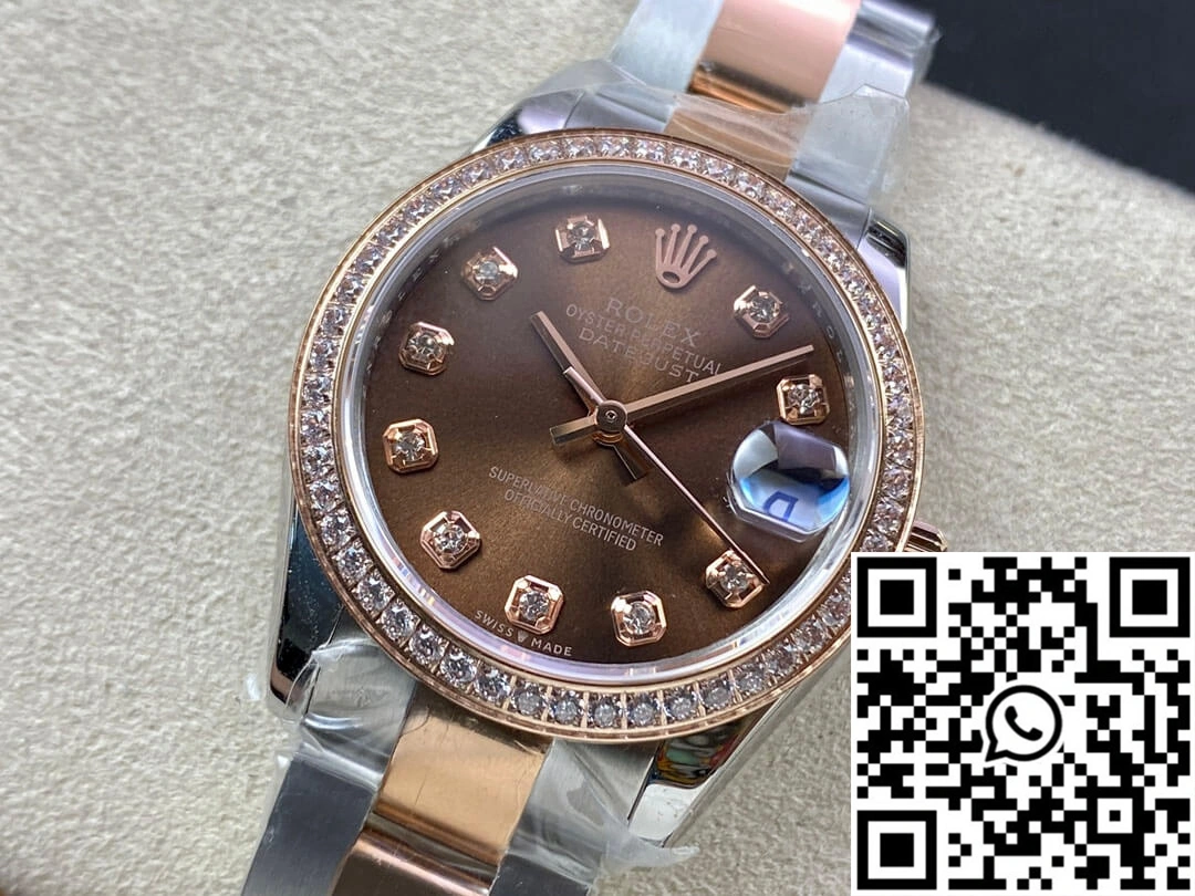 Rolex Datejust M278381RBR-0027 31MM EW Factory Diamond Bezel
