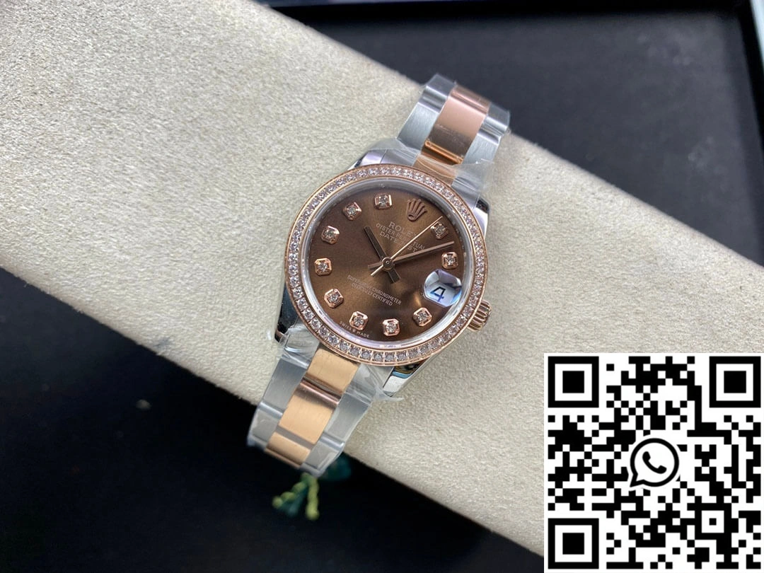 Rolex Datejust M278381RBR-0027 31MM EW Factory Diamond Bezel
