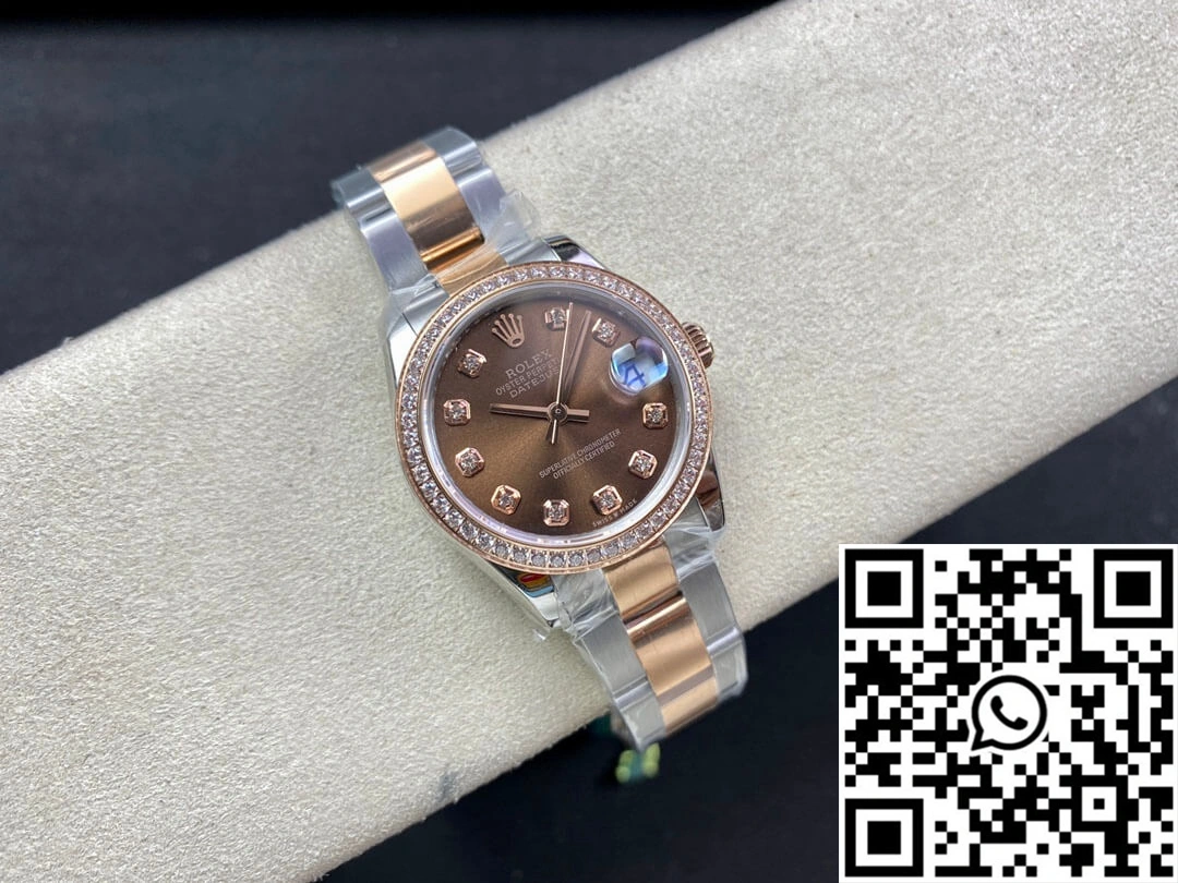 Rolex Datejust M278381RBR-0027 31MM EW Factory Diamond Bezel