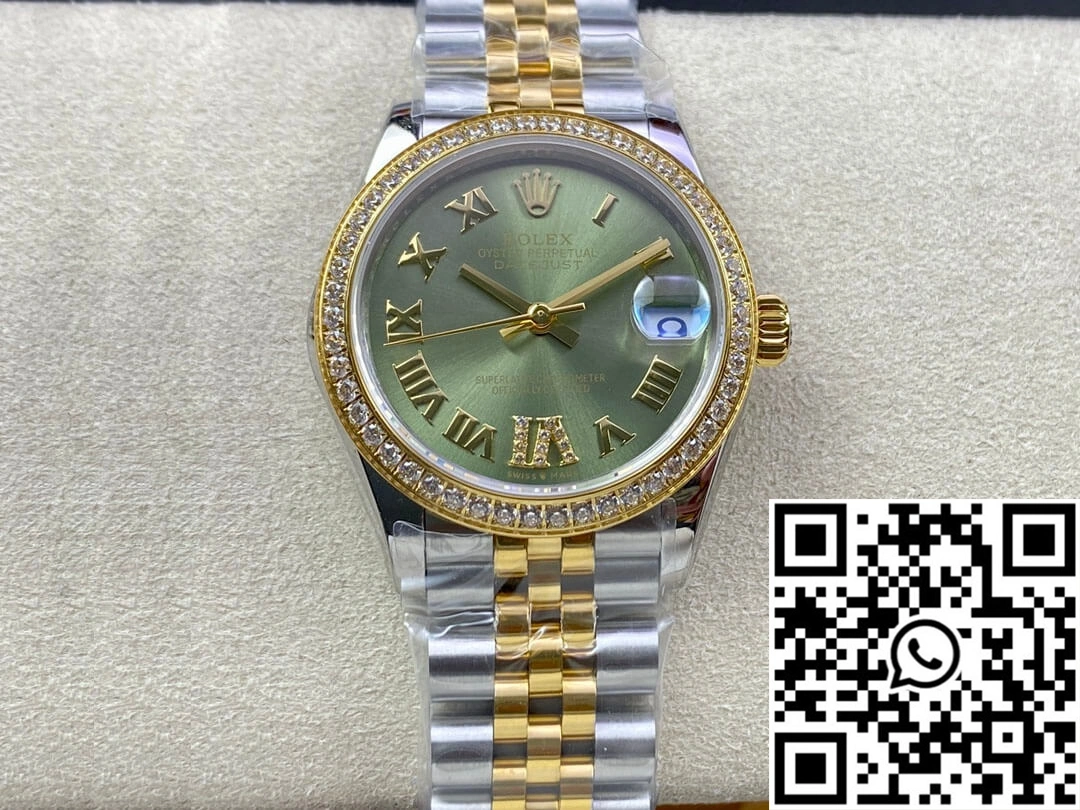 Rolex Datejust M278383RBR-0016 31MM EW Factory Yellow Gold