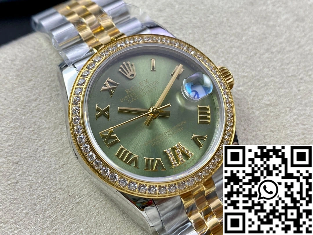 Rolex Datejust M278383RBR-0016 31MM EW Factory Yellow Gold