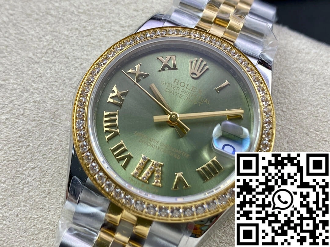 Rolex Datejust M278383RBR-0016 31MM EW Factory Yellow Gold