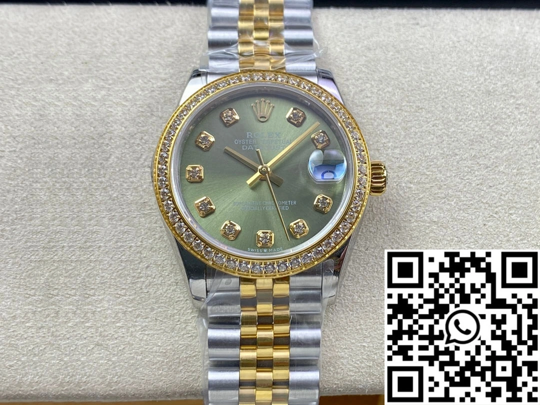 Rolex Datejust M278383RBR-0030 31MM EW Factory Green Dial