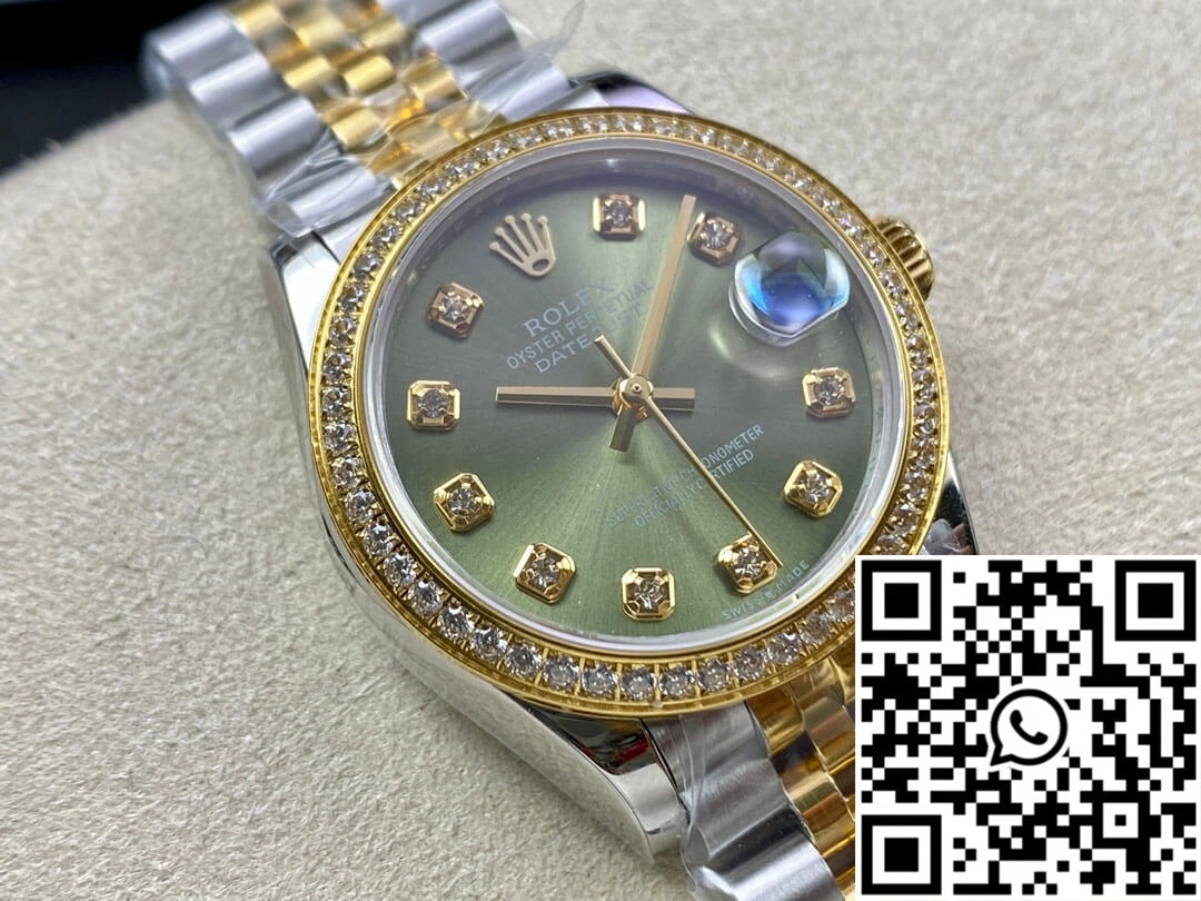 Rolex Datejust M278383RBR-0030 31MM EW Factory Green Dial