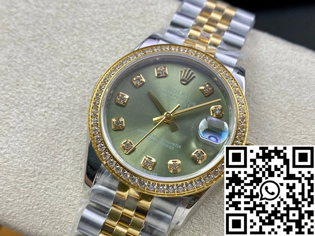 Rolex Datejust M278383RBR-0030 31MM EW Factory Green Dial