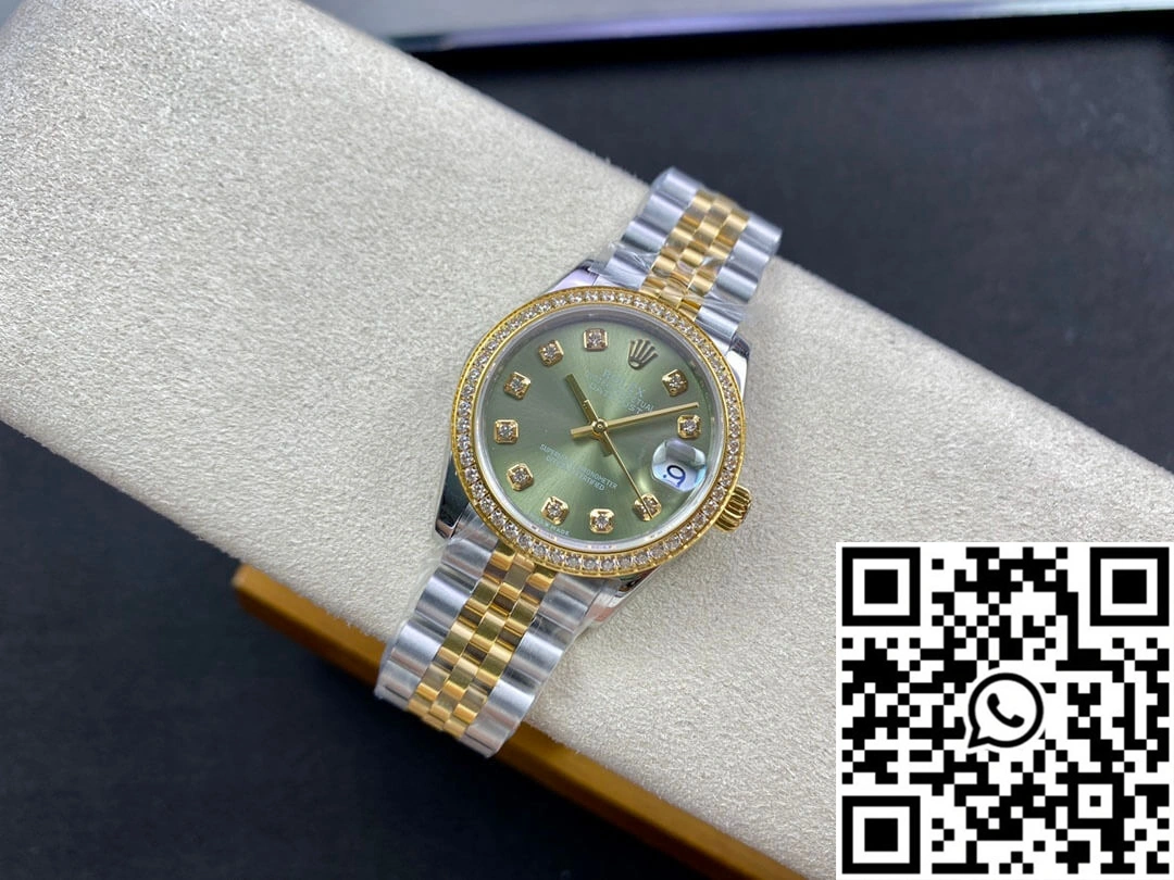 Rolex Datejust M278383RBR-0030 31MM EW Factory Green Dial