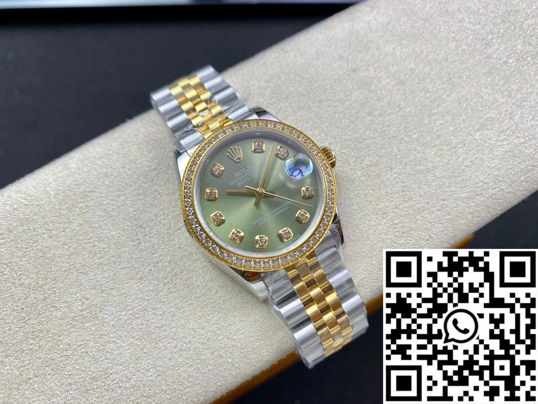 Rolex Datejust M278383RBR-0030 31MM EW Factory Green Dial