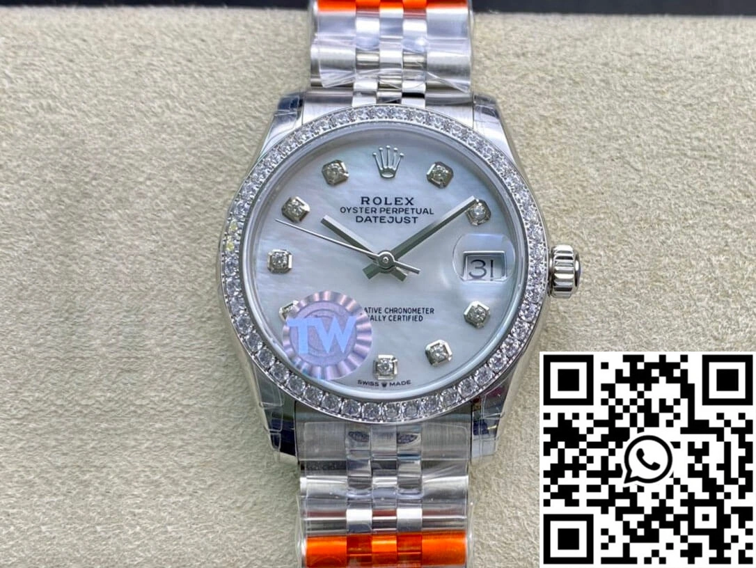 Rolex Datejust M278384RBR-0008 TW Factory Diamond Bezel