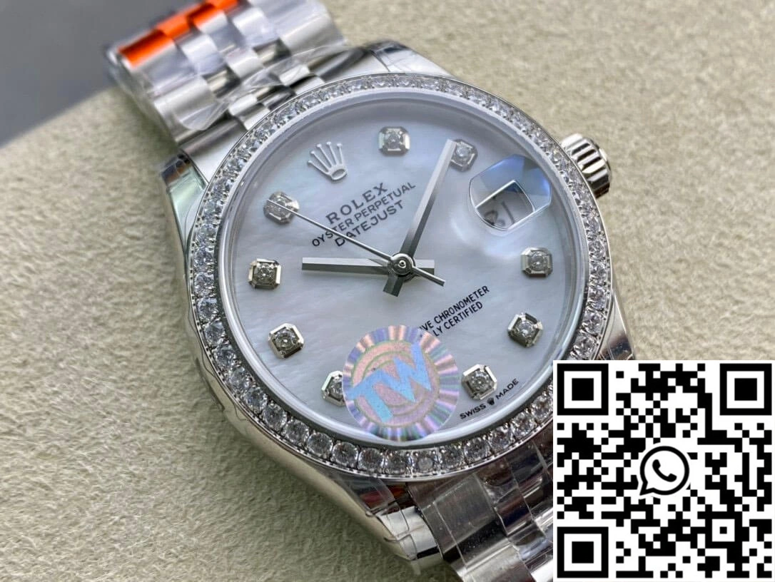 Rolex Datejust M278384RBR-0008 TW Factory Diamond Bezel