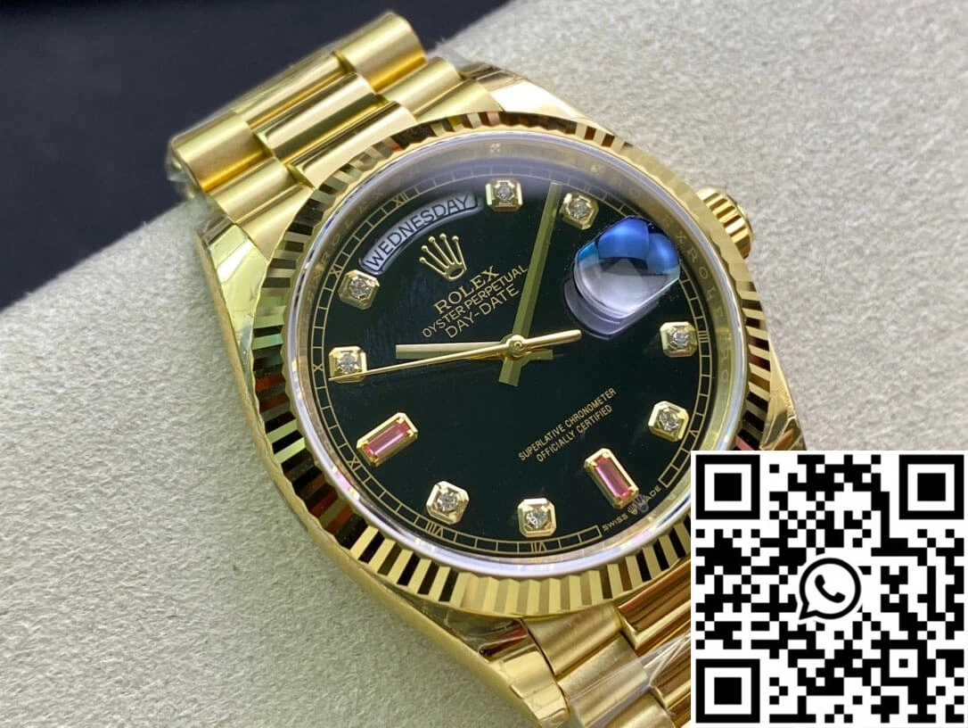 Rolex Day Date 118208 EW Factory Yellow Gold