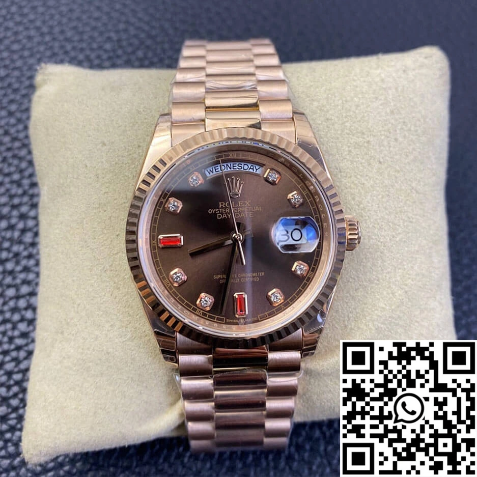 Rolex Day Date 118235 EW Factory Rose Gold