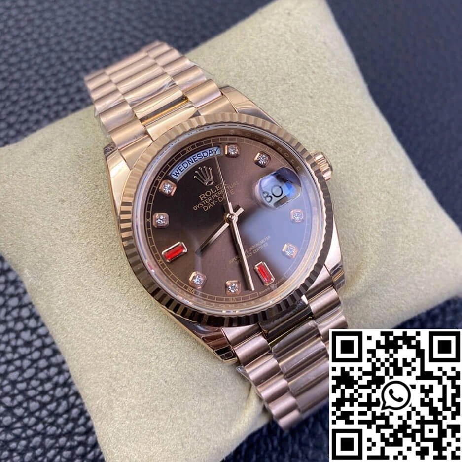 Rolex Day Date 118235 EW Factory Rose Gold