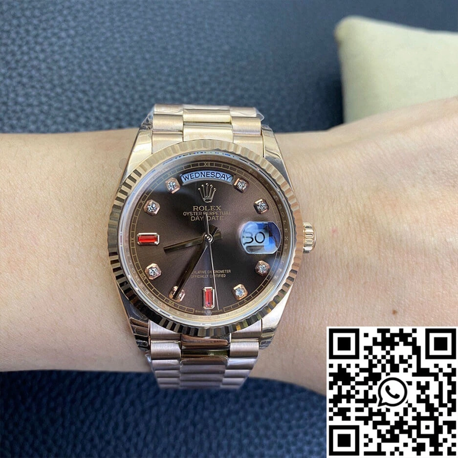 Rolex Day Date 118235 EW Factory Rose Gold