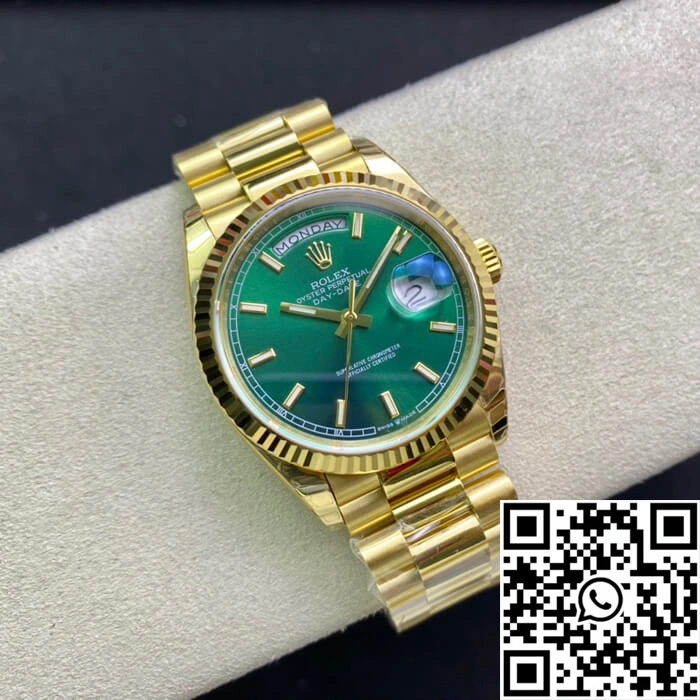 Rolex Day Date 118238 EW Factory Green Dial
