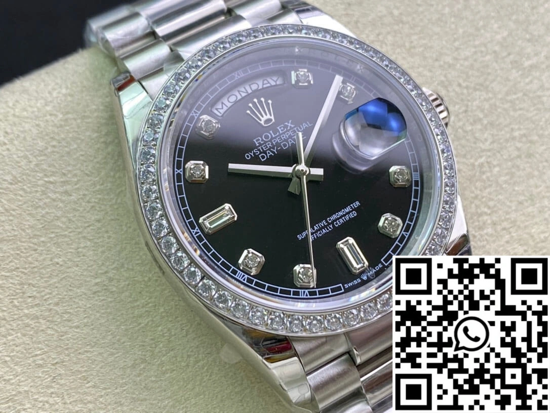 Rolex Day Date 118346 36MM EW Factory Diamond-set Bezel