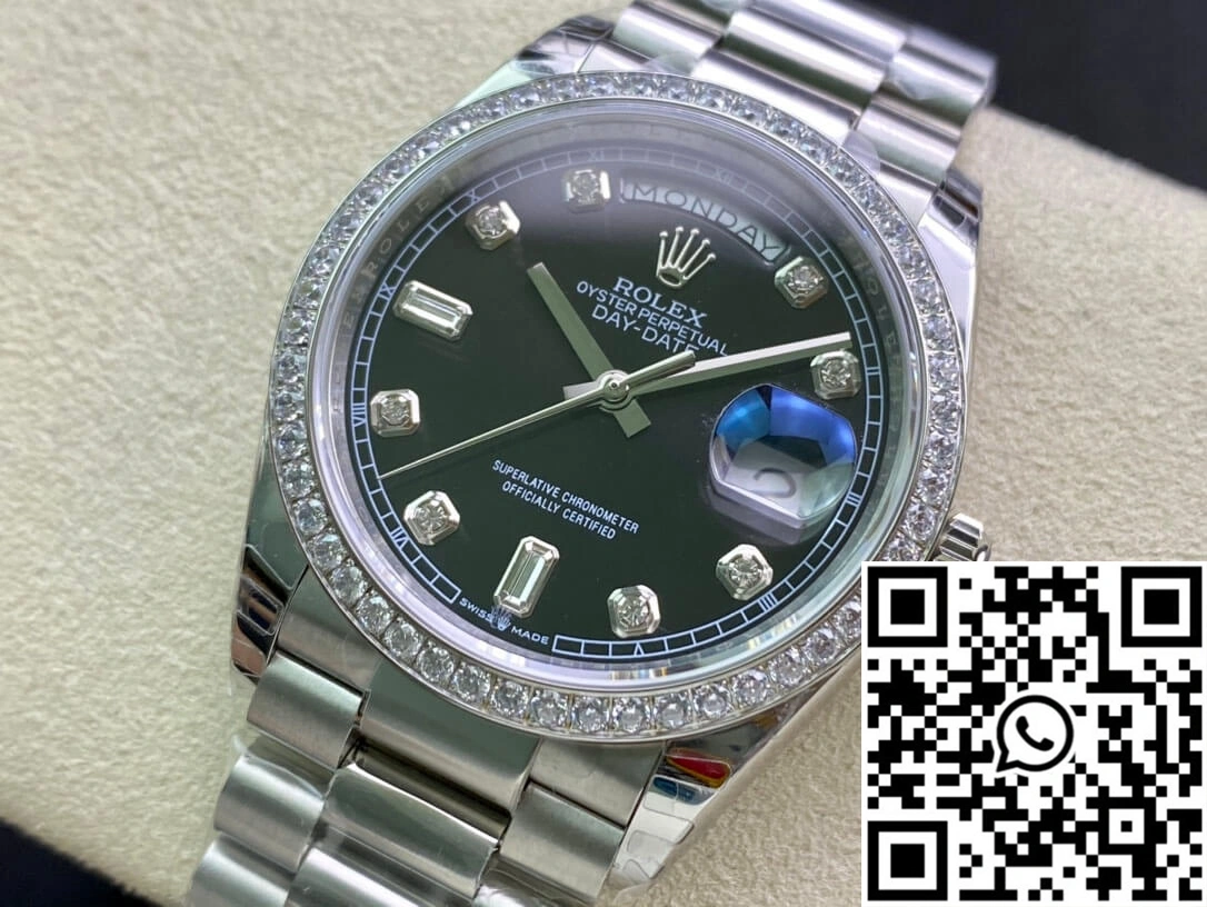 Rolex Day Date 118346 36MM EW Factory Diamond-set Bezel
