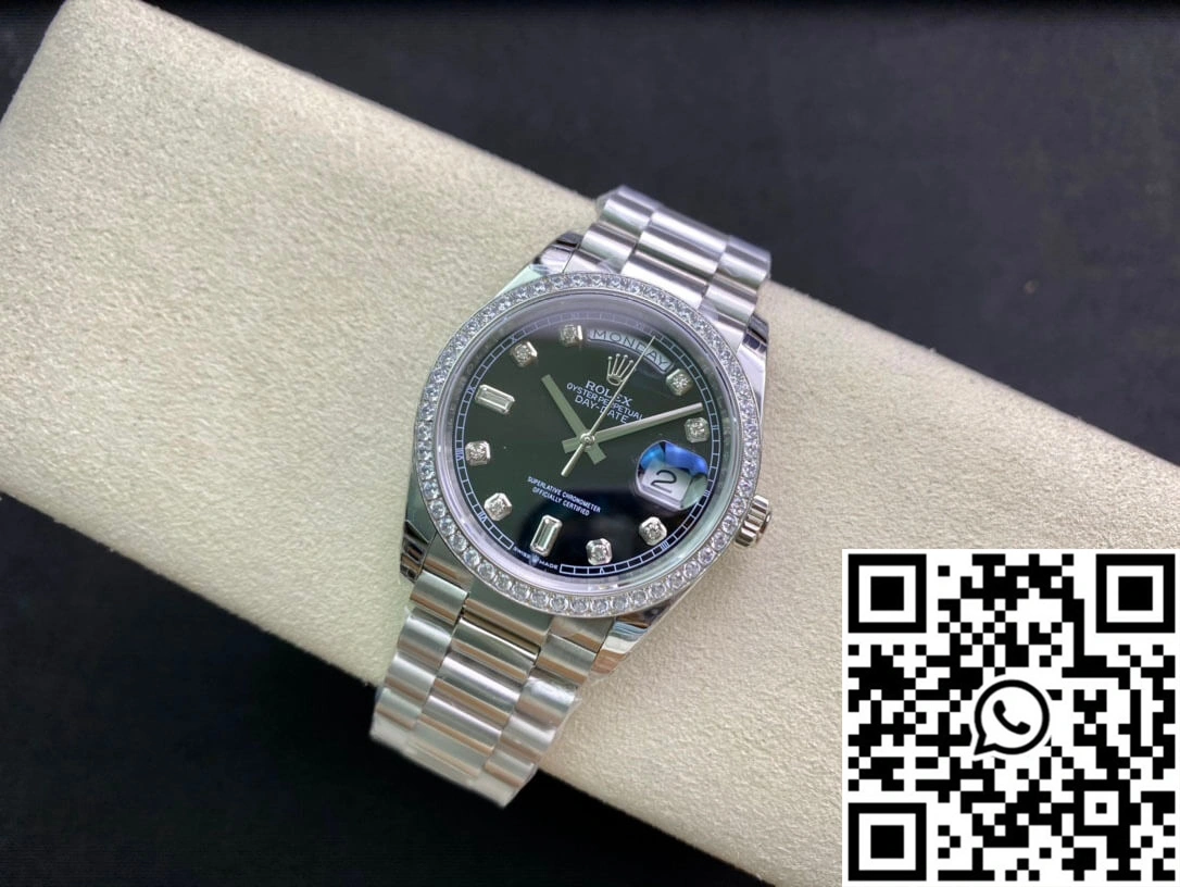 Rolex Day Date 118346 36MM EW Factory Diamond-set Bezel
